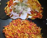 A picture of step 2 of Cabbage & Carrot dry sabzi.