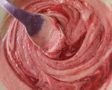 Foto del paso 3 de la receta: Torta de banana🍌 y mora🍒 marmoleada sin huevo y sin horno🧁🍒🍯