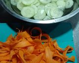 Foto del paso 1 de la receta: Conserva de pepino 🥒 y zanahoria 🥕 😋💚
