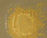 A picture of step 1 of Fruit custard pudding.