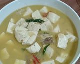 Foto langkah ke 4 dari resep Tahu putih kuah santan.