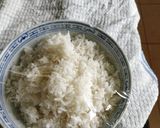 Hình bước làm 1 của món Cơm chiên thịt gà
