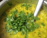 A picture of step 17 of Split Pigeon Peas and Barely porridge (Toor dal tikho khichdo).