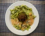 Foto del paso 13 de la receta: Moñitos de espinaca. Salsa bechamel al pimiento