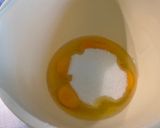 Une image de l'étape 5 de Flan sans pâte aux groseilles noires et abricots.