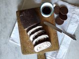 Rotolo caffè e cioccolato, senza cottura