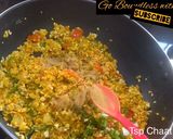 A picture of step 8 of Masala Oats.