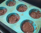 Foto del paso 8 de la receta: Panquecitos caprese (dulces) 🍫🐿️ muffins de torta caprese de chocolate extra húmeda y suave!!!