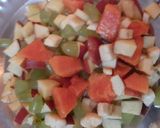 फ्रूट क्रीम सलाद (fruit cream salad recipe in Hindi) रेसिपी चरण 4 फोटो