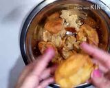 A picture of step 3 of Rajasthani churma laddu.