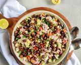 A picture of step 1 of Healthy chana salad.
