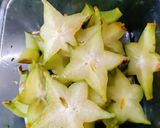 A picture of step 1 of Star Fruits Marmalade (in Microwave Oven).