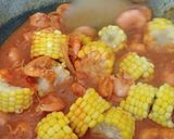 Foto langkah ke 4 dari resep Udang Jagung Manis Saus Padang.