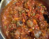 A picture of step 11 of Spaghetti & Meatballs with Chunky Veggie Tomato Sauce.
