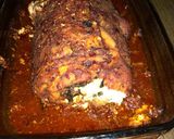 Foto del paso 4 de la receta: Lomo relleno de espinacas en salsa de tamarindo