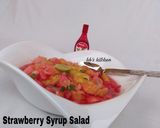 A picture of step 5 of Strawberry syrup salad.