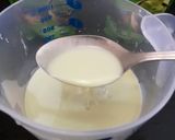 Foto langkah ke 4 dari resep Orange & Milky Matcha Pudding in Cup.