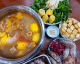 Hình bước làm 5 của món Lẩu chua cay