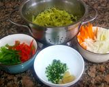 Foto del paso 1 de la receta: Cintas de espinaca con vegetales #elijococinar
