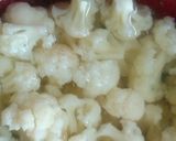 A picture of step 1 of Cauliflower Fritters with Egg.