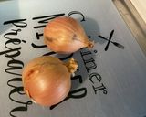 Une image de l'étape 3 de Macaronis aux oignons, ail, Boursin®️ et jambon cru.