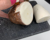 Foto del paso 1 de la receta: Tarta de atún con masa de yuca, baja en calorías y sin gluten