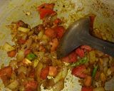 A picture of step 4 of Red lentils dal.