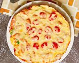 Hình bước làm 1 của món Pizza homemade