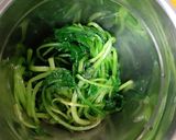 A picture of step 1 of Palak Anda / Spinach Egg.
