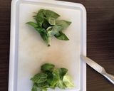 Foto del paso 8 de la receta: Ceviche de salmón con mango y menta / Ceviche de salmón con champiñones, palta y albahaca