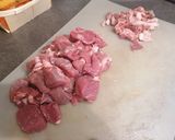 Une image de l'étape 1 de Sauté de veau au chorizo au micro-ondes ou au four.
