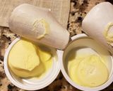 A picture of step 1 of Corn with cheese 🧀 🌽.