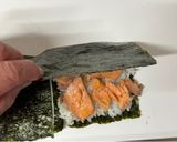 A picture of step 3 of Japanese Rice Sandwich (Onigirazu).