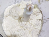 Queso crema casero con leche en polvo