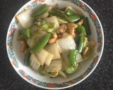 Cabbage bean vege recipe step 2 photo