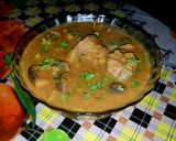A picture of step 4 of Mutton Dalcha.