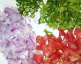 A picture of step 4 of Dahi Boondi Chaat.