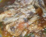 A picture of step 9 of Chicken Shinwari Karahi with cream.