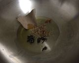 A picture of step 2 of Hariyali pulav.