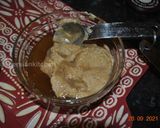 عکس مرحله 1 از دستور حلوای بادام بدون پخت