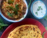 A picture of step 4 of Masalay dar Besan ki roti.