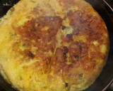 Foto del paso 3 de la receta: Tortilla de judías, pimientos verdes y butifarra