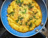 A picture of step 6 of Moong Dal Chilla.