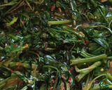Foto langkah ke 3 dari resep Tumis Kangkung Tauco Pedas.