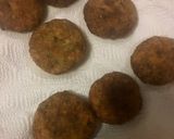A picture of step 4 of Falafel with pita bread and spicy yoghurt #zoomfalafel.