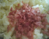 Foto del paso 3 de la receta: Parmentier de jamón con alcachofas y yema