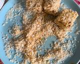 Pea noodle Stir fried with crispy mustard and turmeric tofu recipe step 3 photo