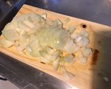 Une image de l'étape 3 de Farfalles bicolores, tomate rose et sauce à l'indienne.