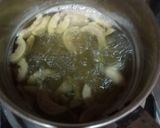 A picture of step 1 of Chana Daal Lauki.