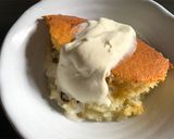 A picture of step 7 of Apple Sponge Pudding.